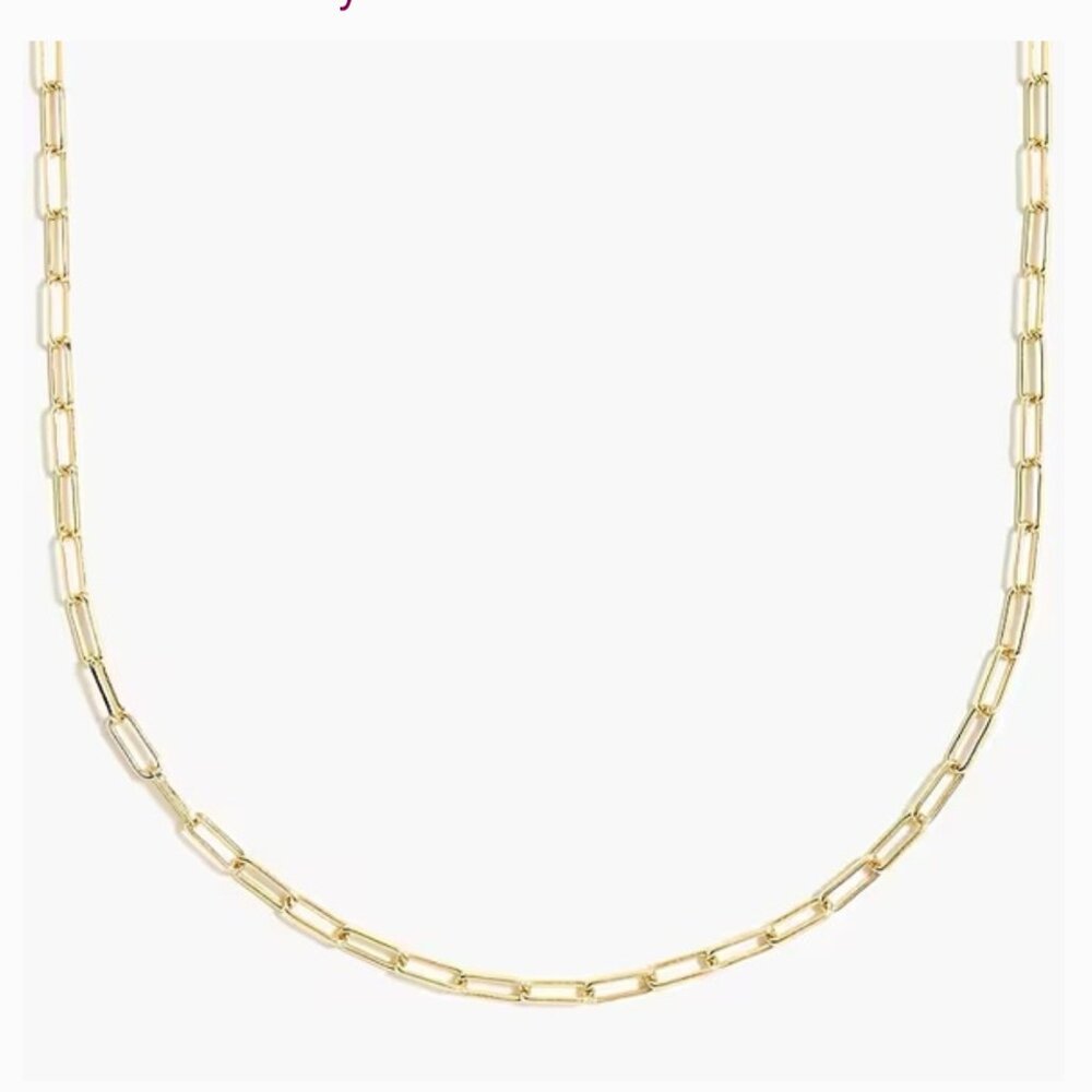 J. Crew Factory Paperclip Link Chain Necklace